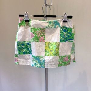 EUC Lilly Pulitzer Patchwork Skirt